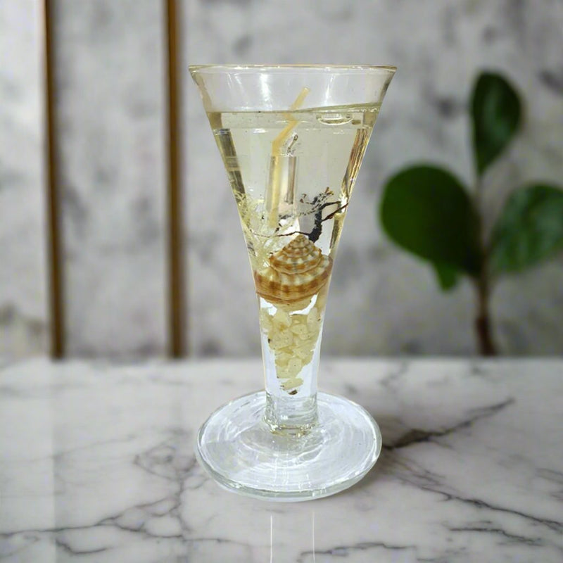 Personalized Candle Transparent Gel Glass