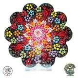 Ceramic Coaster Wall Dishes, Ceramic Tile Trivet, Hot Pad, Kitchen Decor hanging