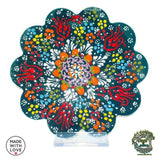 Ceramic Coaster Wall Dishes, Ceramic Tile Trivet, Hot Pad, Kitchen Decor hanging