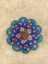 Ceramic Coaster Wall Dishes, Ceramic Tile Trivet, Hot Pad, Kitchen Decor hanging