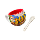 Ceramic Cup Jordan Souvenir With Spoon
