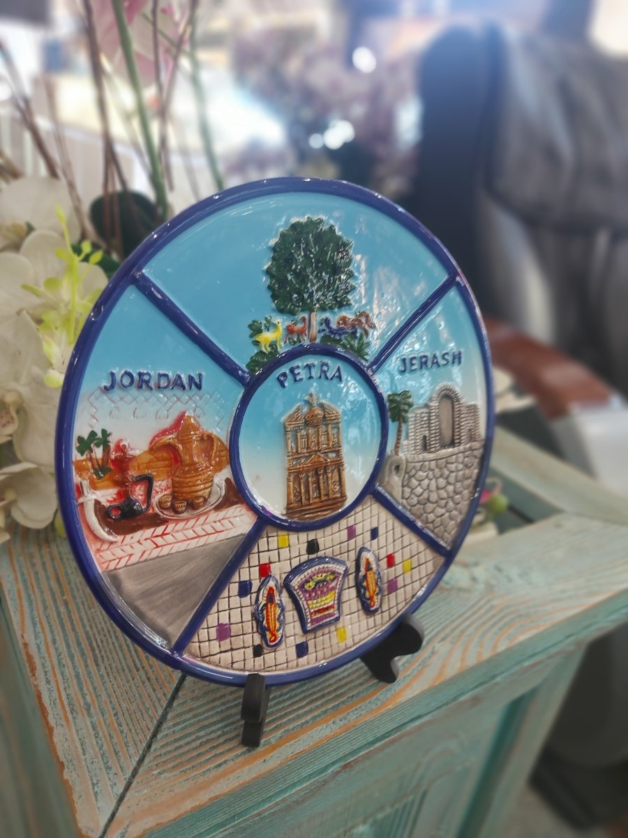 Ceramic Plate Jordan Souvenirs