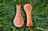 Ceramic Spoon Rest Tile Rack Pottery Spoon Holder Rack Kitchen