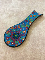 Ceramic Spoon Rest Tile Rack Pottery Spoon Holder Rack Kitchen