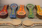 Ceramic Spoon Rest Tile Rack Pottery Spoon Holder Rack Kitchen
