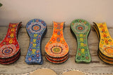 Ceramic Spoon Rest Tile Rack Pottery Spoon Holder Rack Kitchen