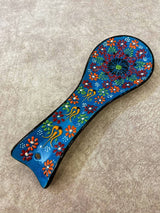 Ceramic Spoon Rest Tile Rack Pottery Spoon Holder Rack Kitchen