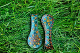 Ceramic Spoon Rest Tile Rack Pottery Spoon Holder Rack Kitchen