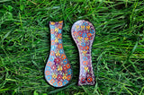 Ceramic Spoon Rest Tile Rack Pottery Spoon Holder Rack Kitchen