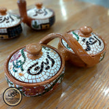 Clay Olive Oil & Thyme Handmade - Zeit w Zaater - سيراميك زيت وزعتر