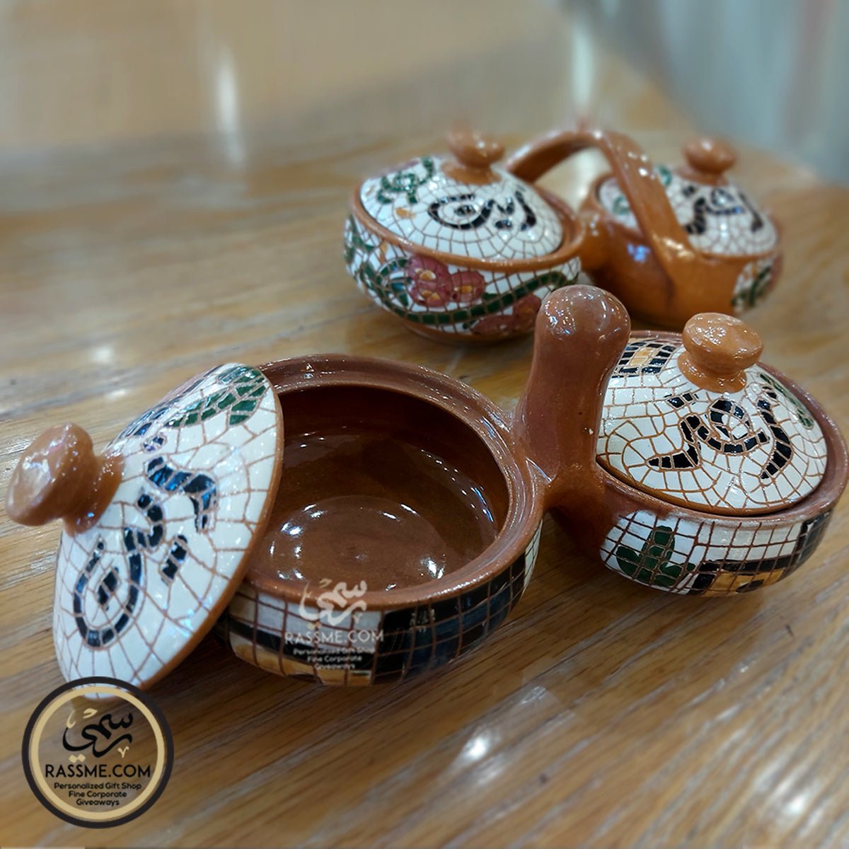 Clay Olive Oil & Thyme Handmade - Zeit w Zaater - سيراميك زيت وزعتر