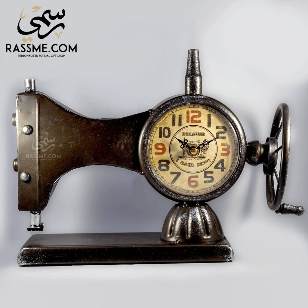 Clock Desk Sewing Machine