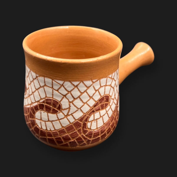Coffee / Tea Mug Mosaics Tea Cup Handcrafted Clay