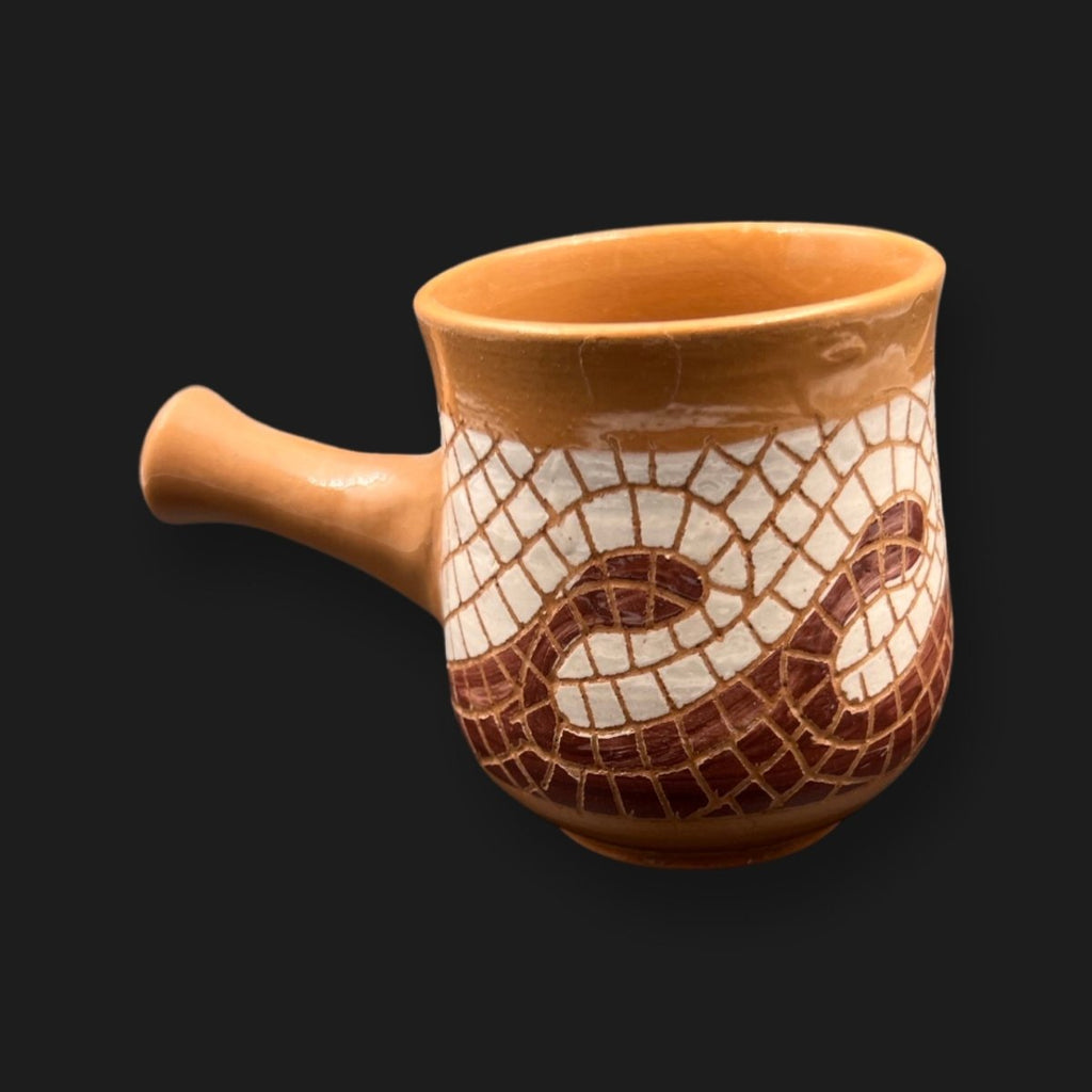 Coffee / Tea Mug Mosaics Tea Cup Handcrafted Clay