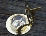 Compass and Sundial Brass