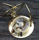 Compass and Sundial Brass