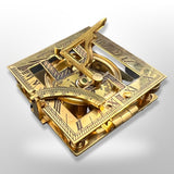 Compass Water Meter and Sundial Brass