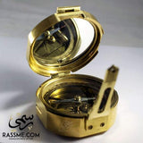 Compass Water Meter and Sundial Brass - Free Engraving