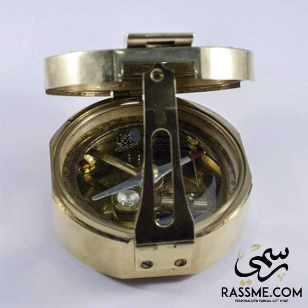 Compass Water Meter and Sundial Brass - Free Engraving
