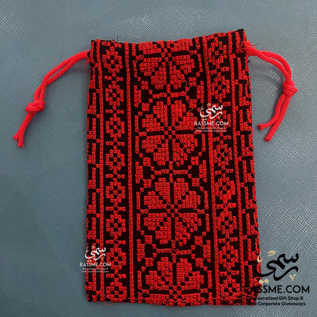 Tatreez Embroidery Mobile Cover Red