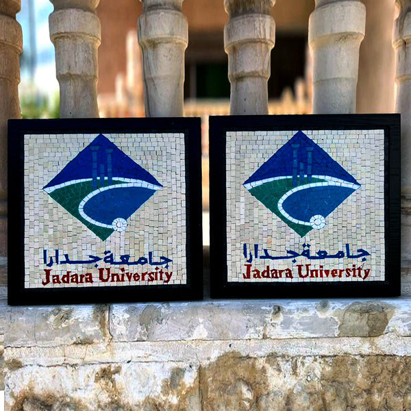 Custom Mosaics Logo Stone - لوحة فسيفساء شعار