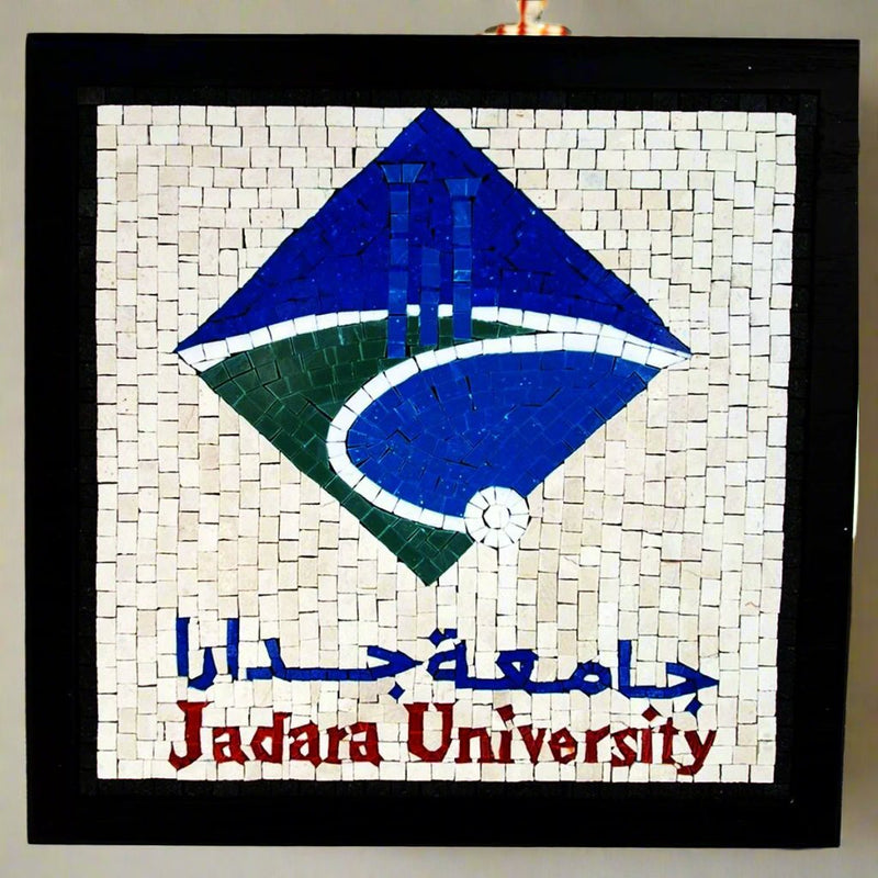 Custom Mosaics Logo Stone - لوحة فسيفساء شعار