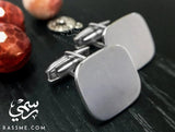 Customized Silver Cufflinks