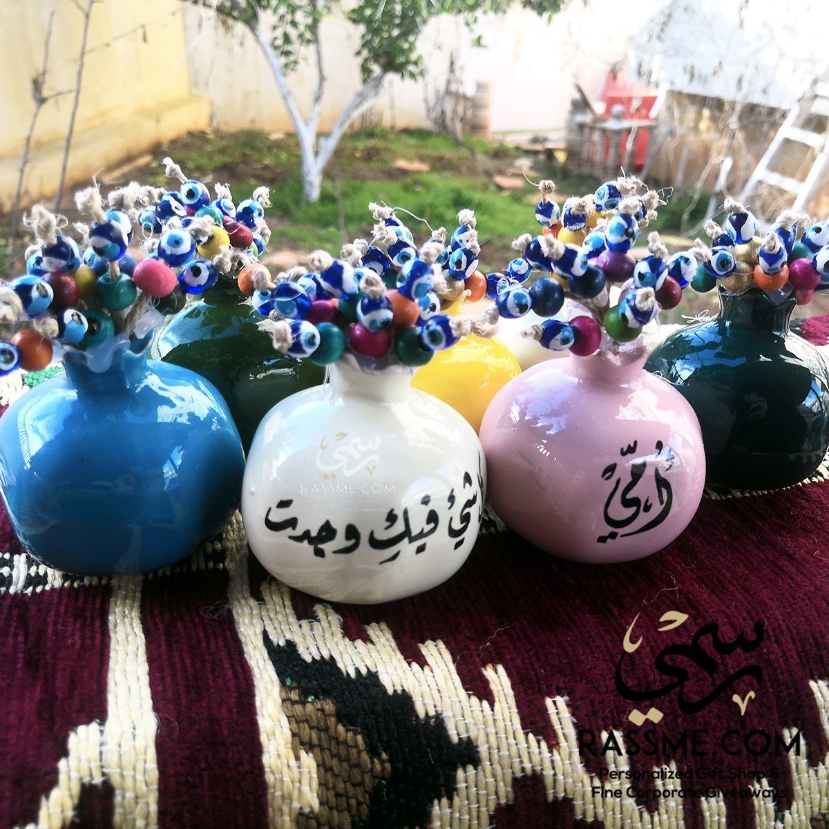 Cute Personalized Ceramic Pomegranate Mother's day gifts
