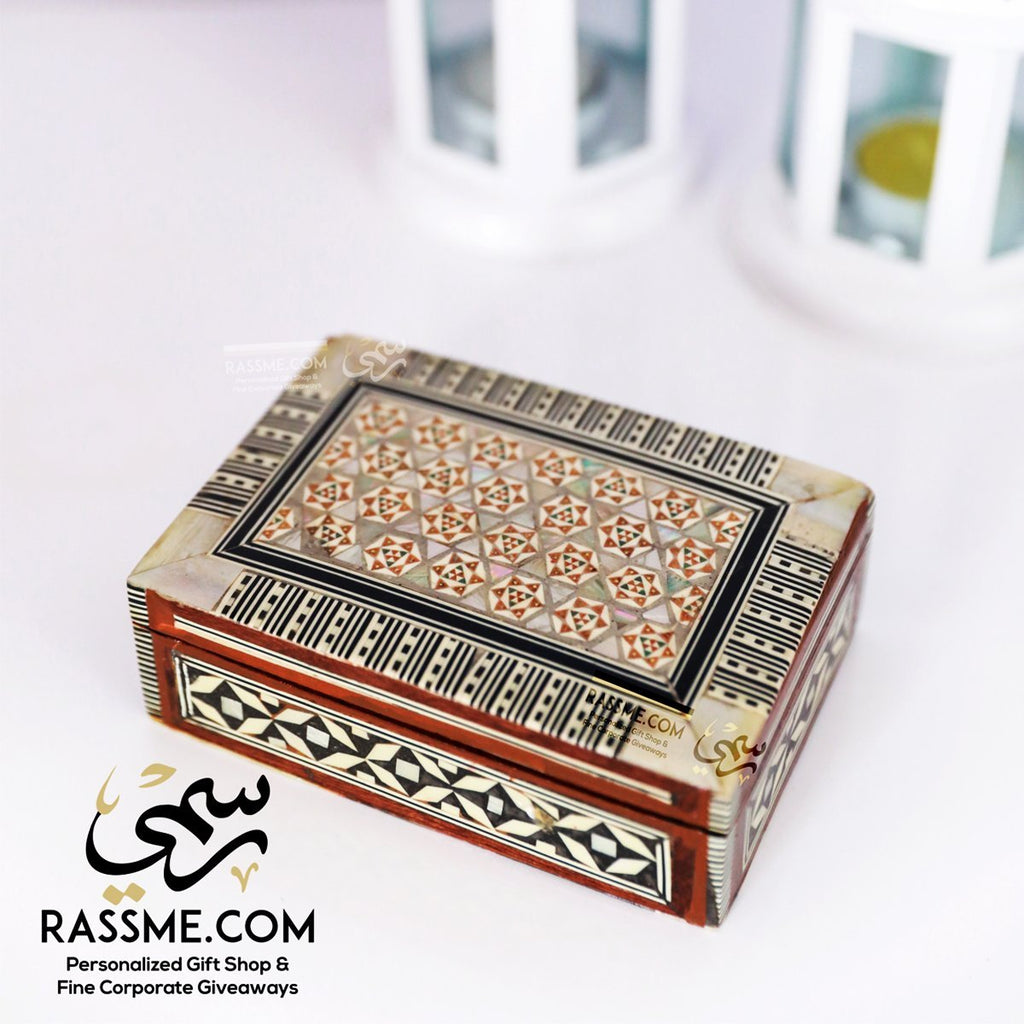 Handcrafted Premium Mosaic / Arabesque Mother Of Pearl Box