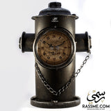 Desk Clock Fireplug Metal