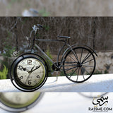 Desk Clock Metal Bicycle