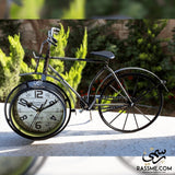 Desk Clock Metal Bicycle