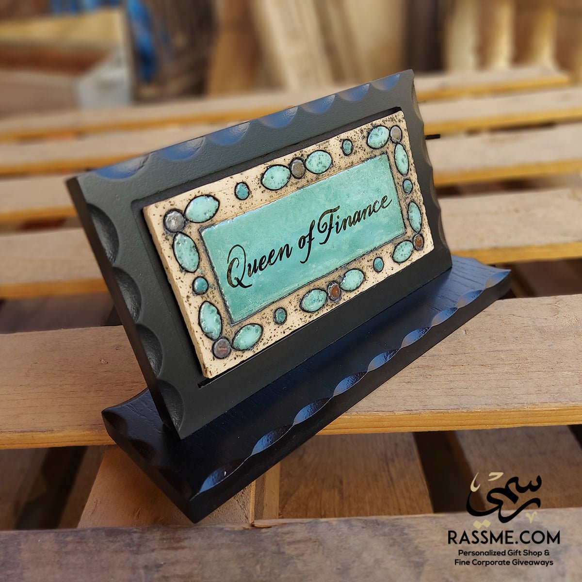 Desk Name Sign Nabatean Handmade - اسماء مكتب في الاردن