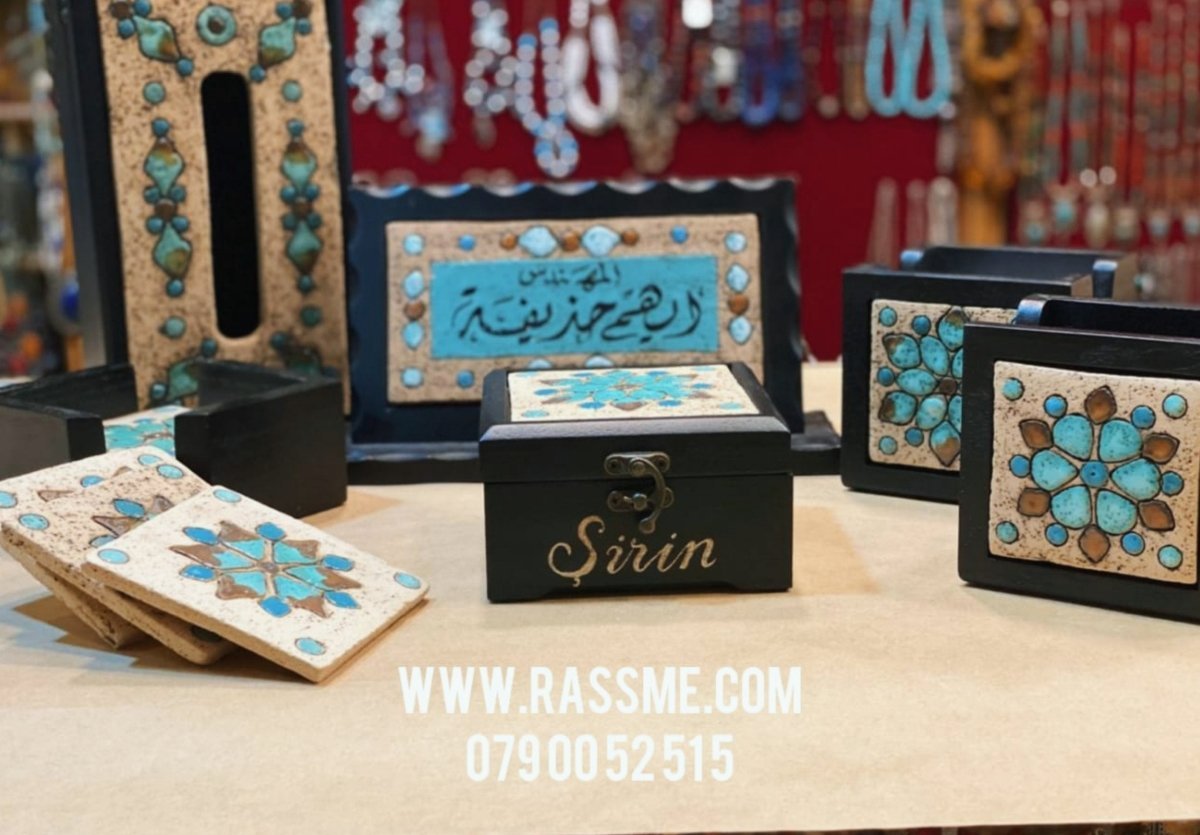 Desk Name Sign Nabatean Handmade - اسماء مكتب في الاردن