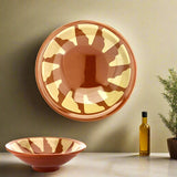 Mediterranean Foul Hummus Plate Melamine صحن فول أردني