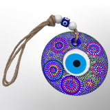 Evil Eye Glass Purple