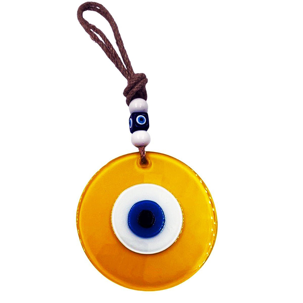 Evil Eye Transparent Circle Yellow