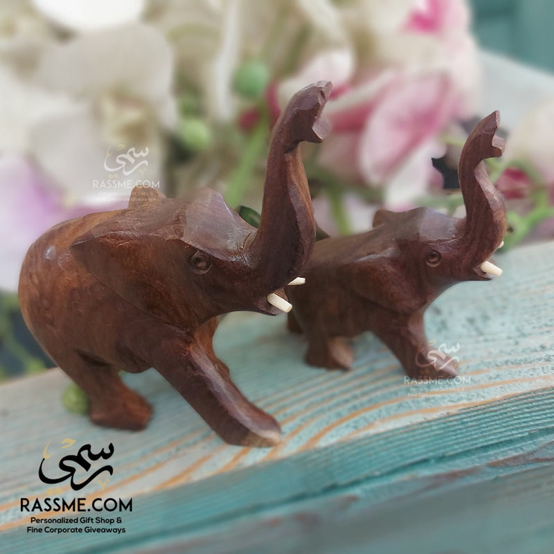 Handcrafted Wooden Small Elephant
