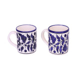 FLORAL CERAMIC COFFE TEA MUG 12OZ