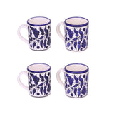 FLORAL CERAMIC COFFE TEA MUG 12OZ