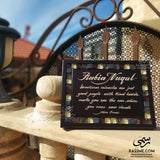Personalized Handcrafted Wooden Mosaics Frame Stand or Wall