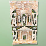 Genuine Mother Of Pearl Petra Stand or Wall Hanging