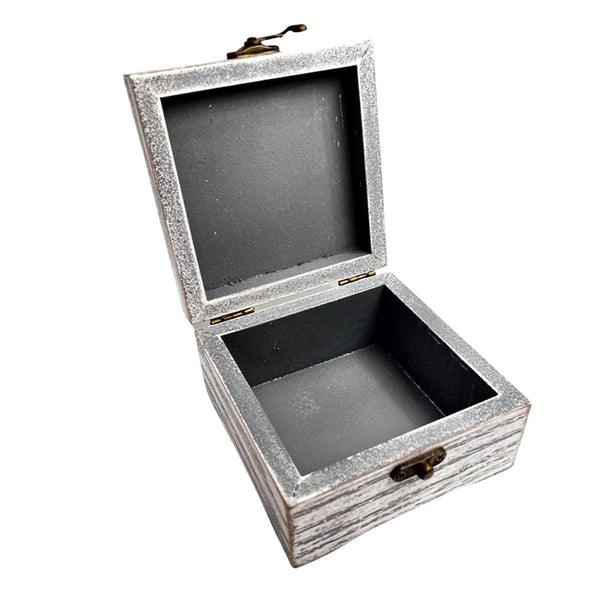 Gray Wooden Box Islamic Pattern