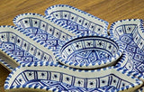 Hamsa Nut Dish Plate Serving Dish Chip and Dip Set Chanuka