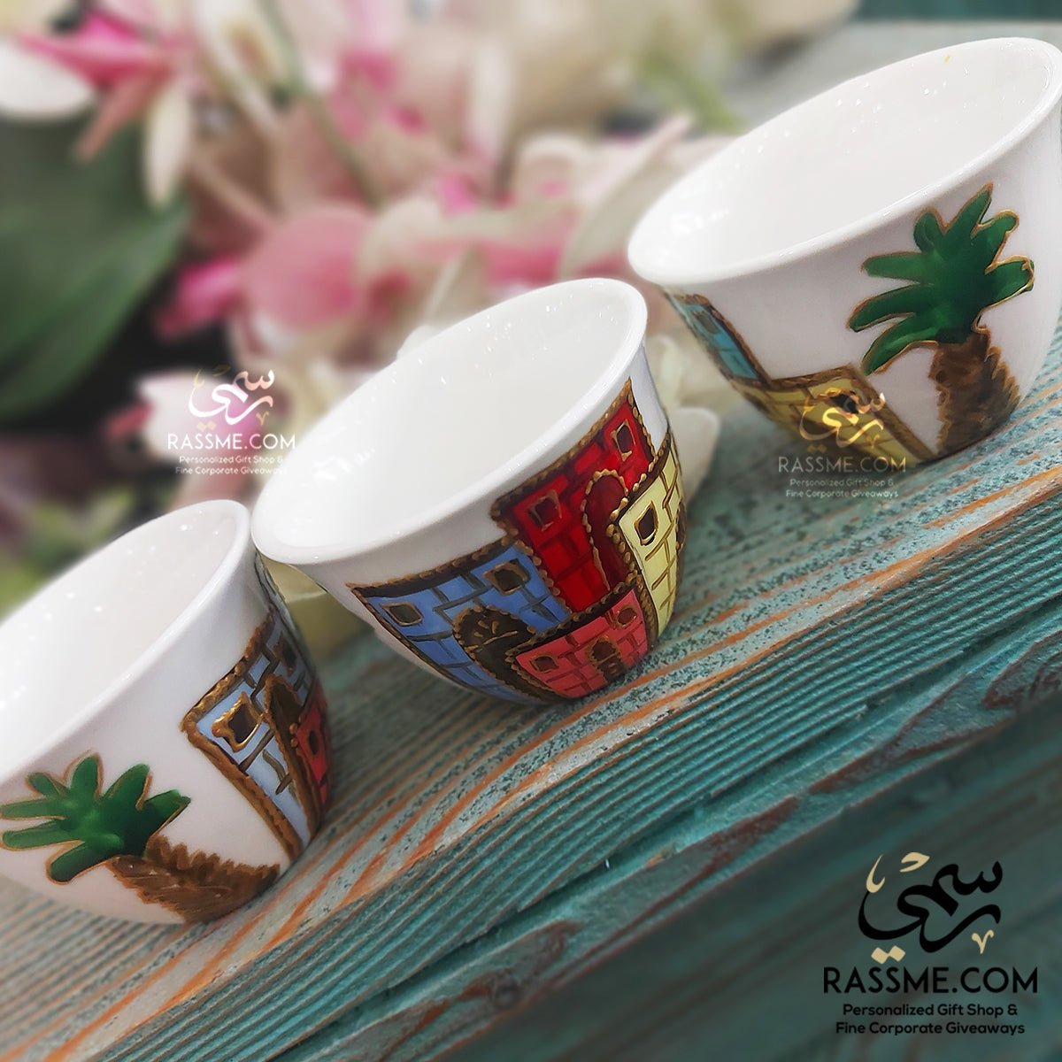 Hand Painted Arabic coffee cups Bitter Coffee Cup