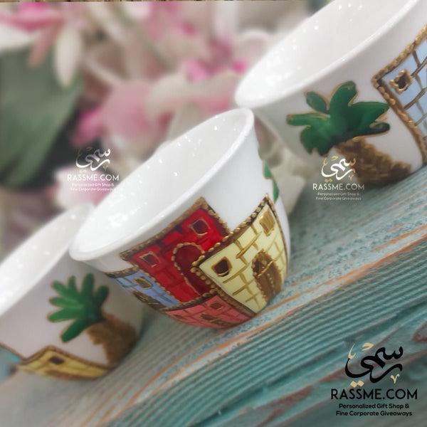 Hand Painted Arabic coffee cups Bitter Coffee Cup