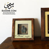Handcrafted Authentic Wooden Frame Nabataeans Jars