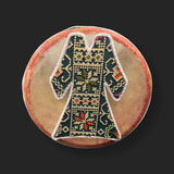 Handcrafted Daf Drum Goat and Wood Tradition Dress Style