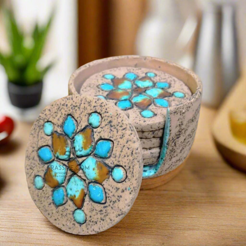 Handcrafted Nabateans Coasters Set
