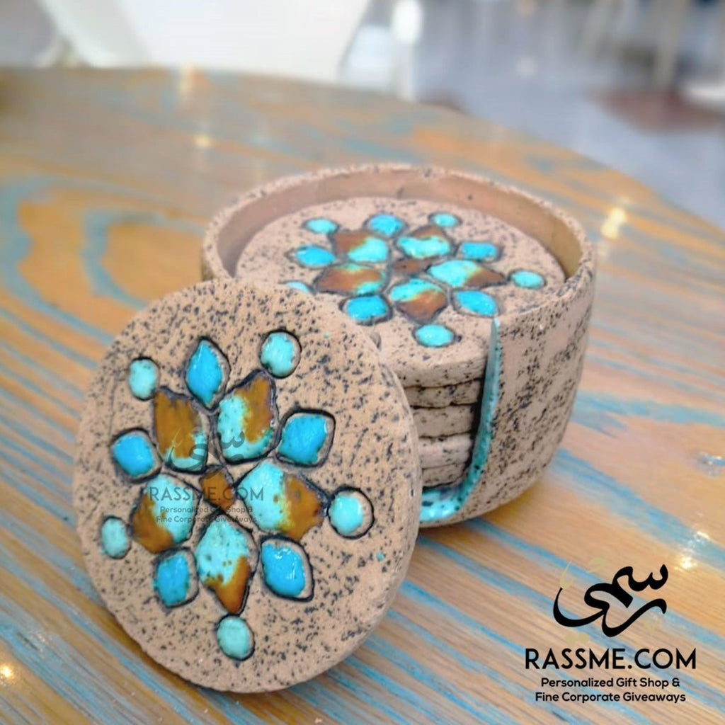 Handcrafted Nabateans Coasters Set